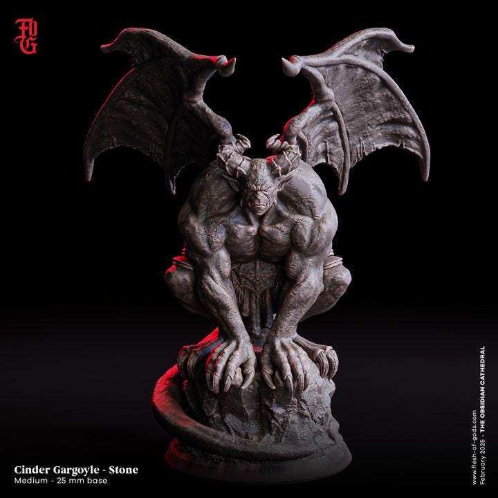 Cinder Gargoyle - Stone - Flesh of Gods