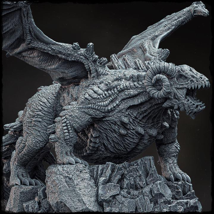 Icelandic Dragon - UNPAINTED - Evox Arts