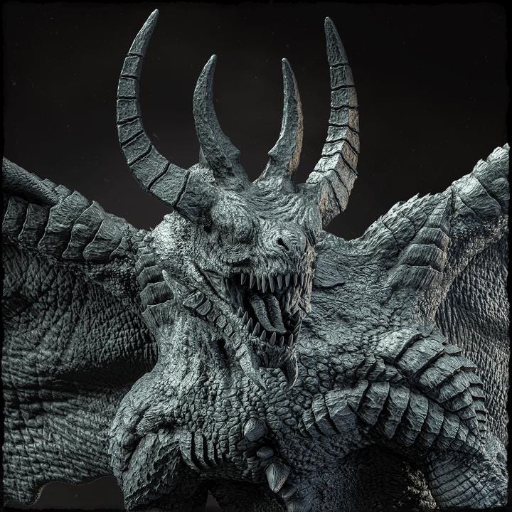 Eldrimor, the Sage of Flames - UNPAINTED - Evox Arts