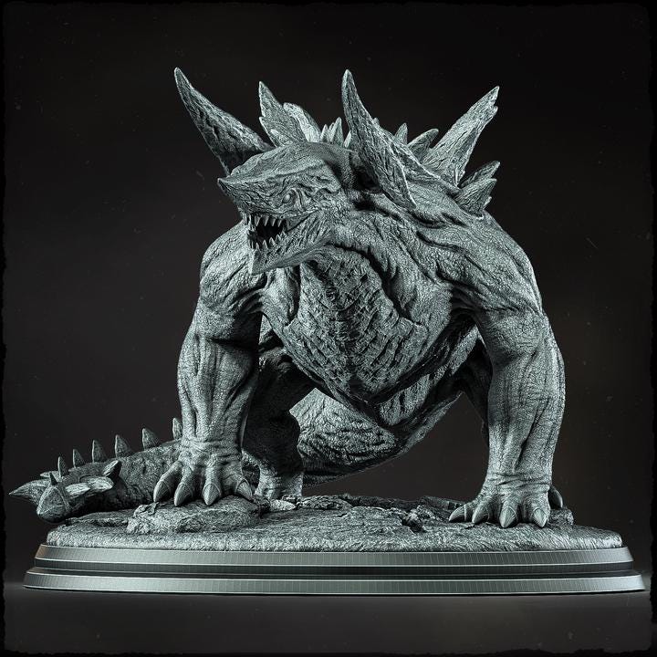 Draknor - Kaiju - UNPAINTED - Evox Arts