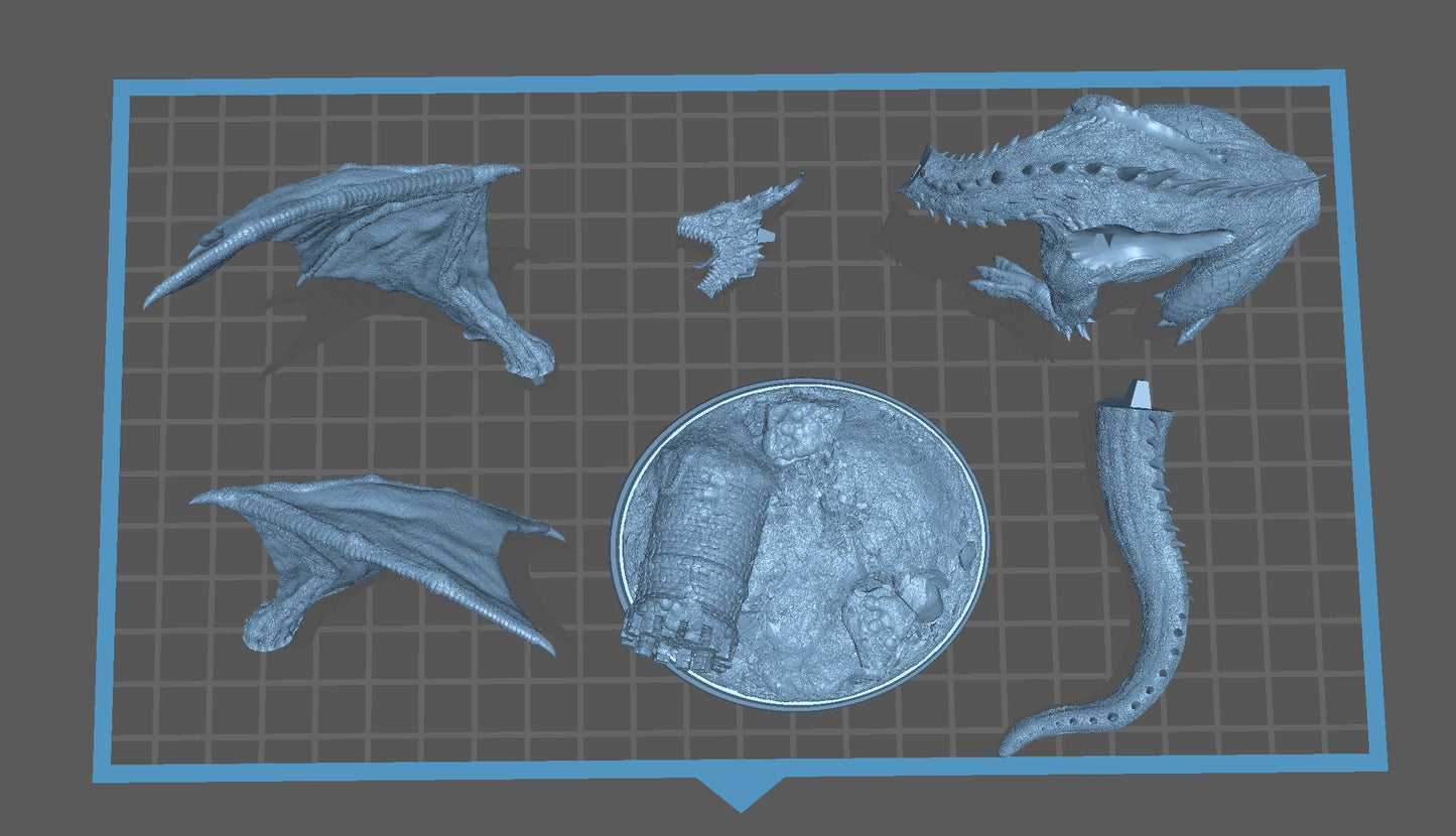 Emerald Dragon - UNPAINTED - Evox Arts