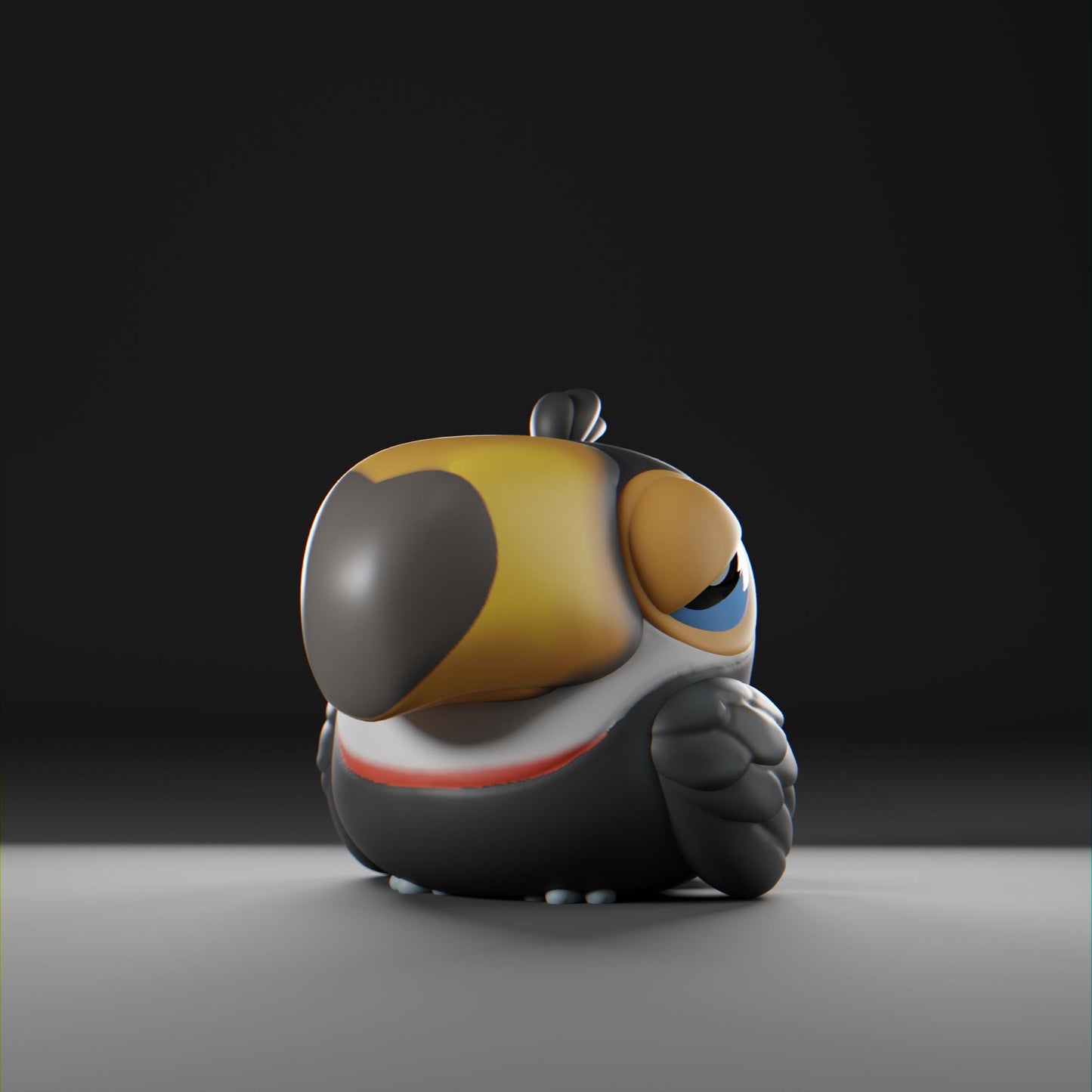 Beakii - UNPAINTED - Grumpii Art Toy