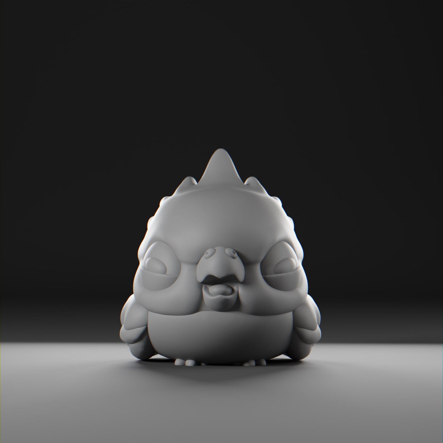 Cockatii - UNPAINTED - Grumpii Art Toy
