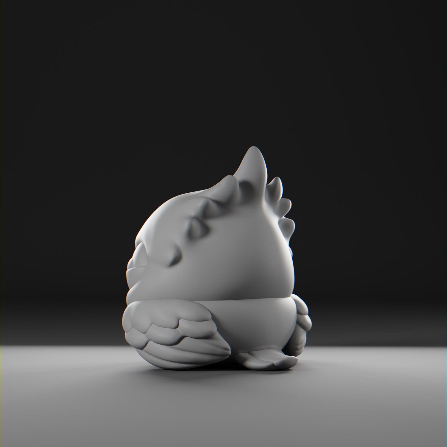 Cockatii - UNPAINTED - Grumpii Art Toy