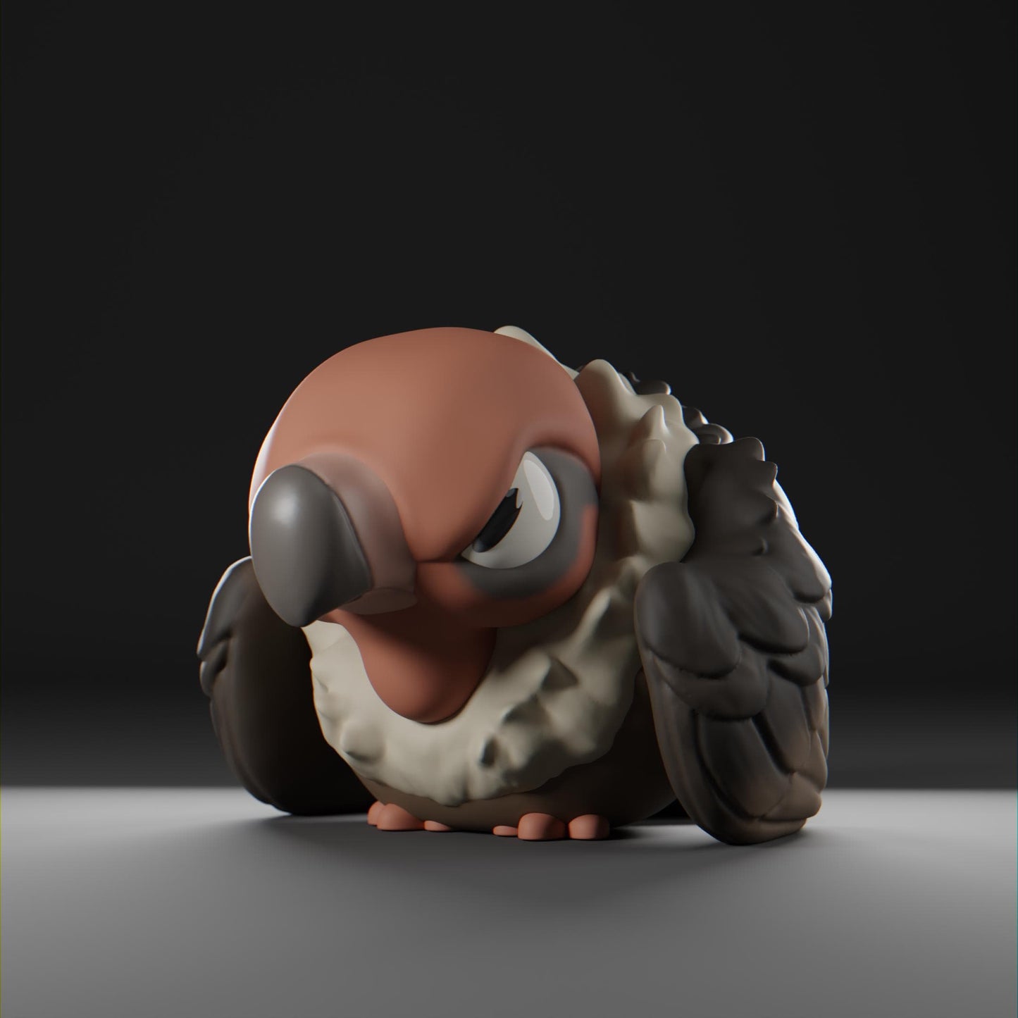 Vulturii - UNPAINTED - Grumpii Art Toy