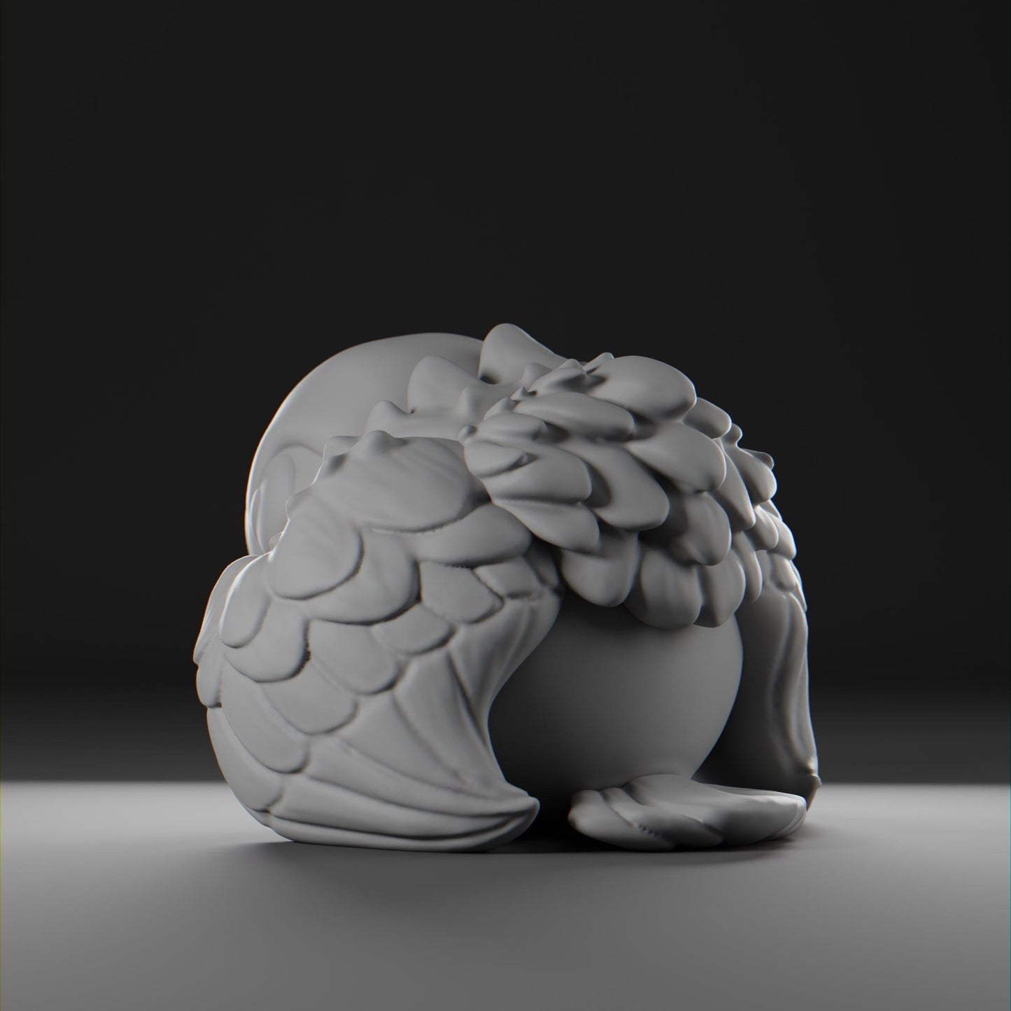Vulturii - UNPAINTED - Grumpii Art Toy