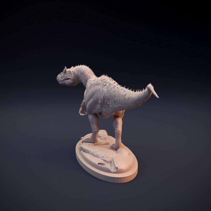Allosaurus - UNPAINTED - Dino and Dog Miniatures