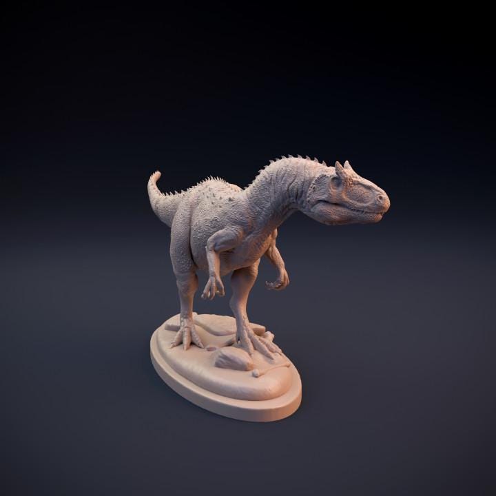 Allosaurus - UNPAINTED - Dino and Dog Miniatures