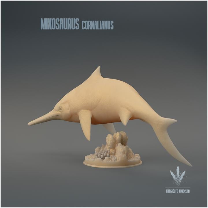 Mixosaurus cornalianus - UNPAINTED - Miniature Museum