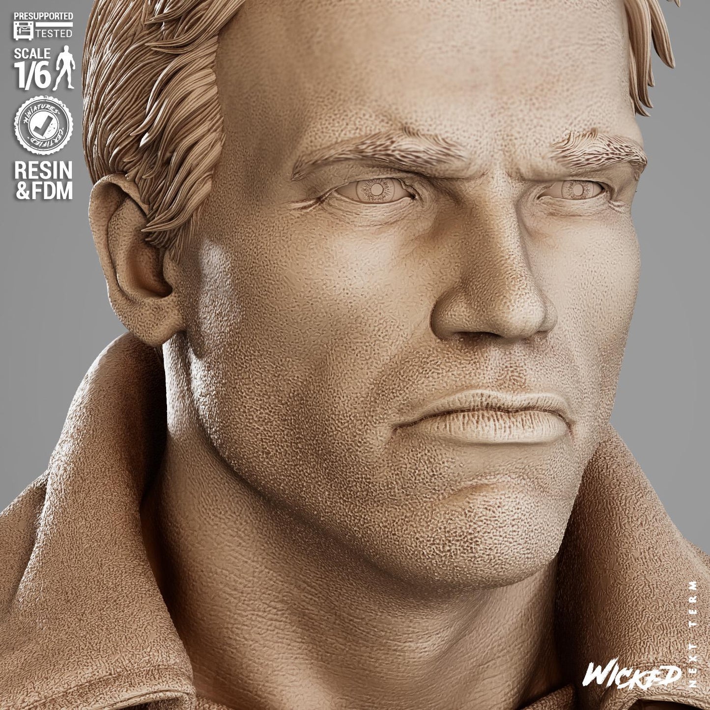 Terminator 1 - UNPAINTED FAN ART - Wicked 3D Models