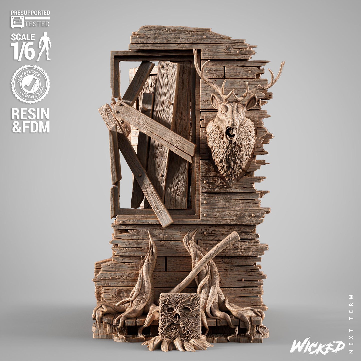 Henrietta Sculpture - UNPAINTED FAN ART - Wicked 3D Models