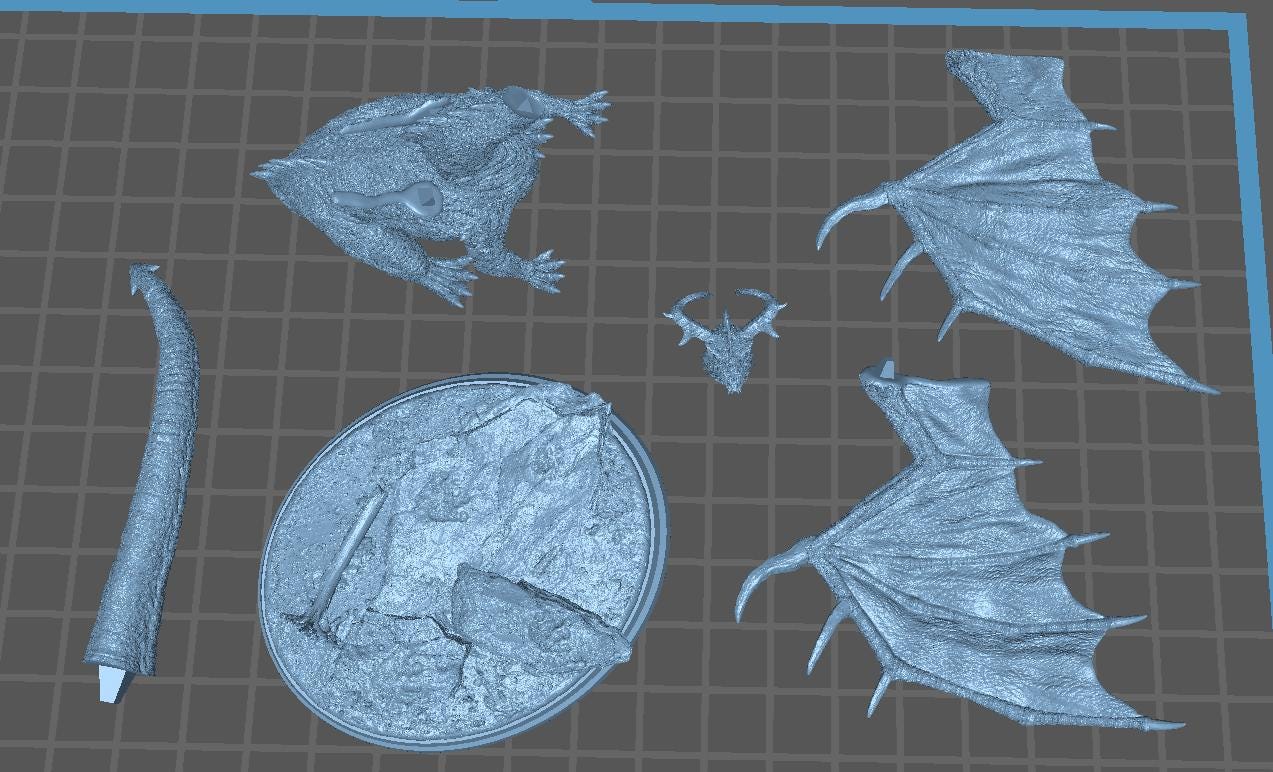 South European Dragon - UNPAINTED - Evox Arts
