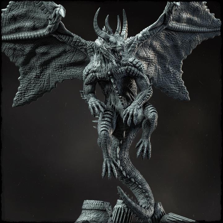 Eldrimor, the Sage of Flames - UNPAINTED - Evox Arts