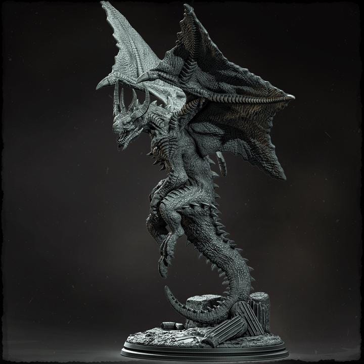 Eldrimor, the Sage of Flames - UNPAINTED - Evox Arts