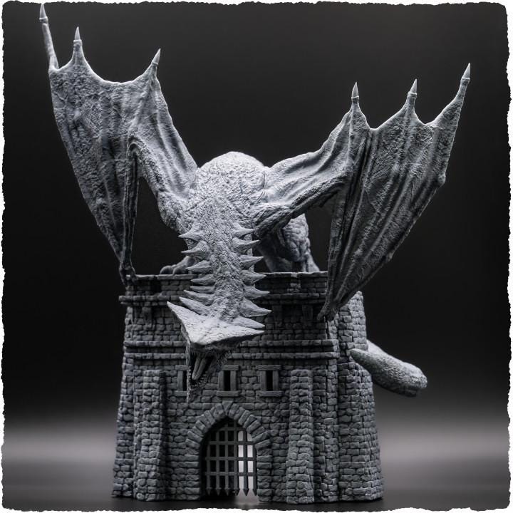Arrowhead Dragon - UNPAINTED - Evox Arts