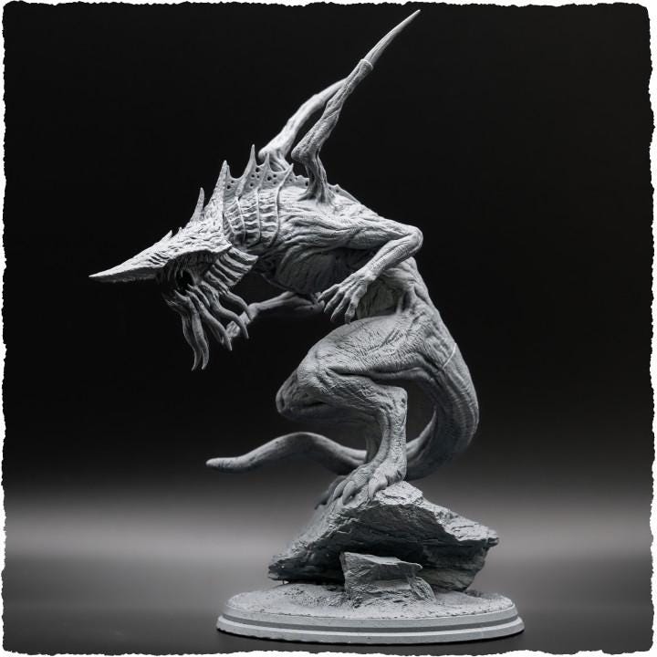 Cave Dragon - UNPAINTED - Evox Arts