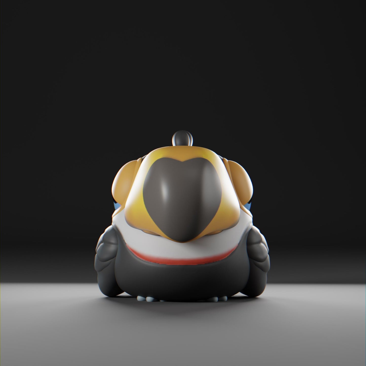 Beakii - UNPAINTED - Grumpii Art Toy