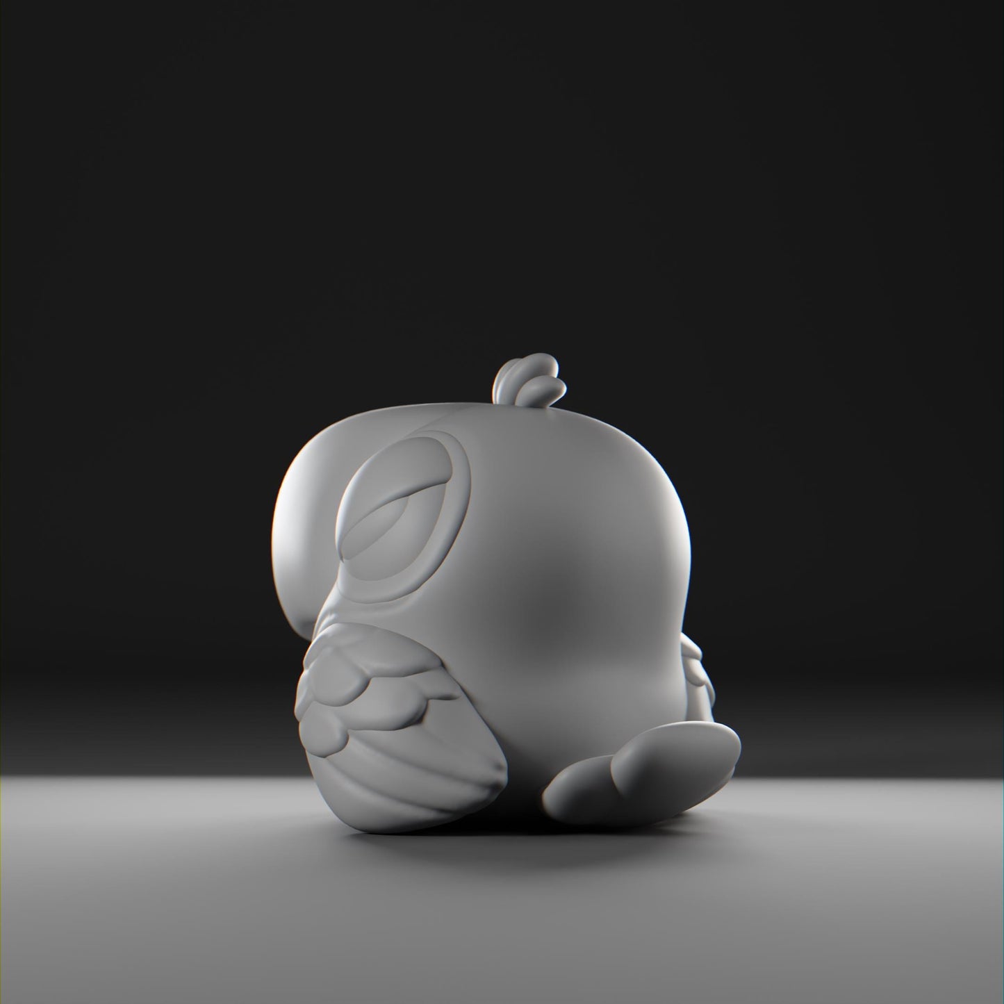 Beakii - UNPAINTED - Grumpii Art Toy