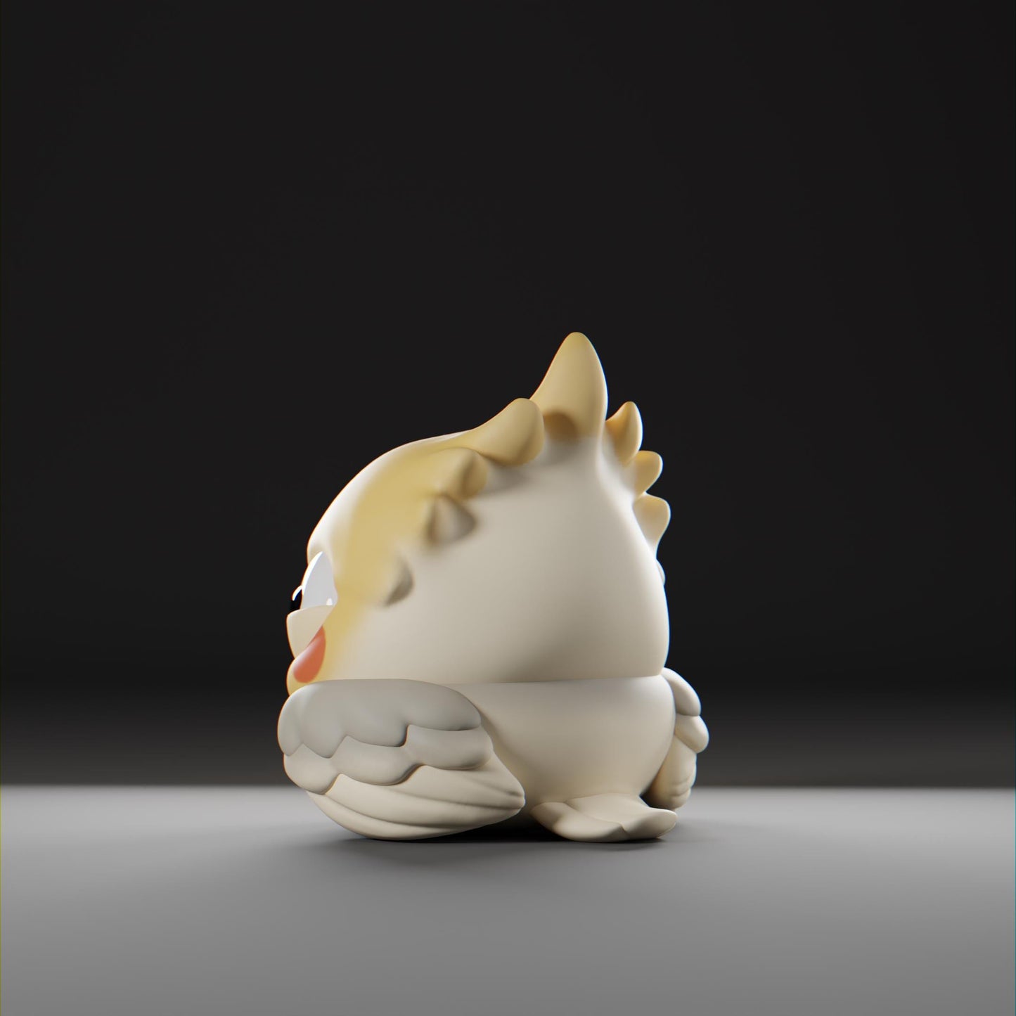 Cockatii - UNPAINTED - Grumpii Art Toy