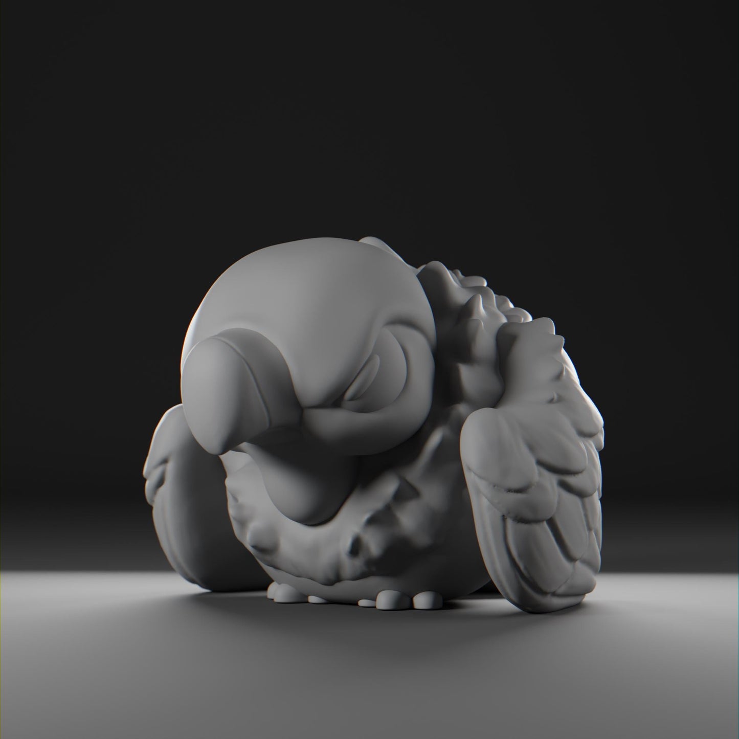 Vulturii - UNPAINTED - Grumpii Art Toy