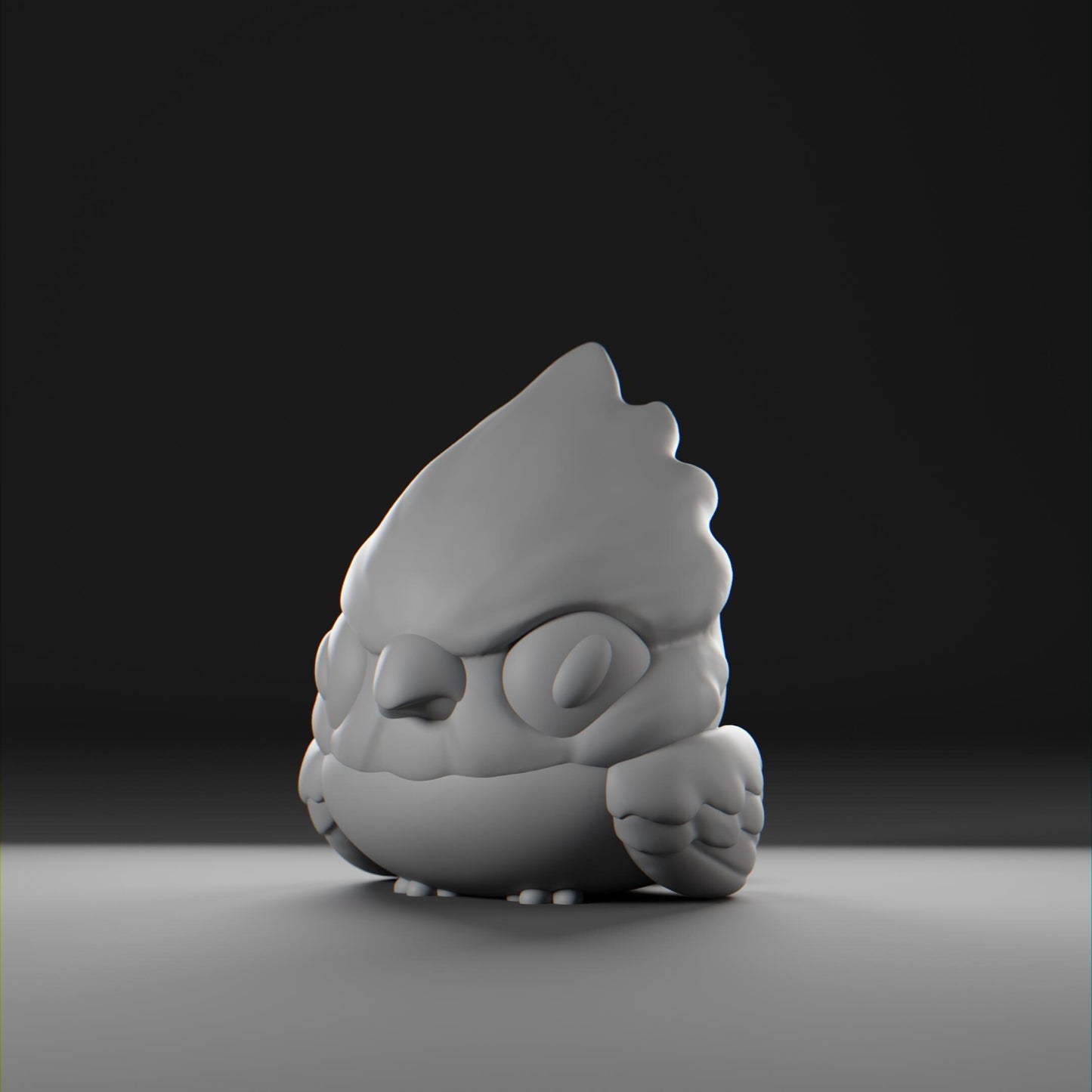 Cardii - UNPAINTED - Grumpii Art Toy