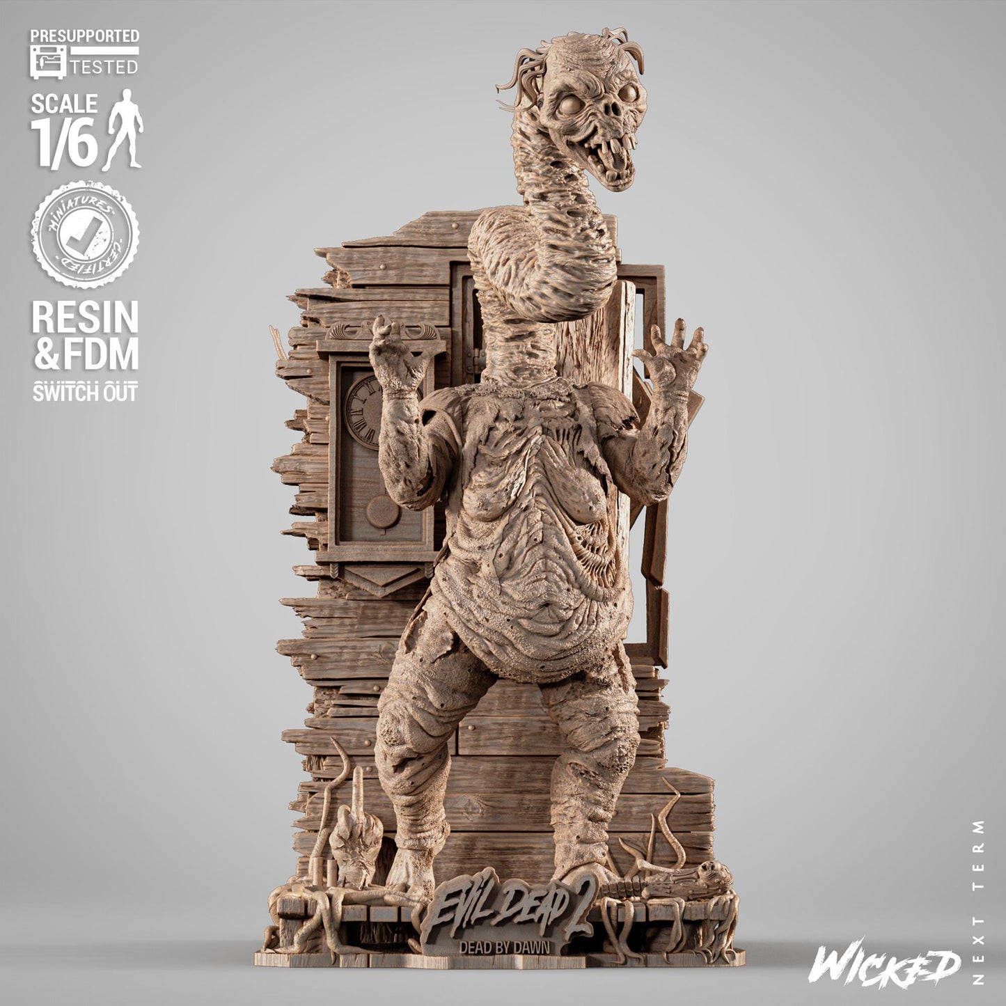 Henrietta Sculpture - UNPAINTED FAN ART - Wicked 3D Models
