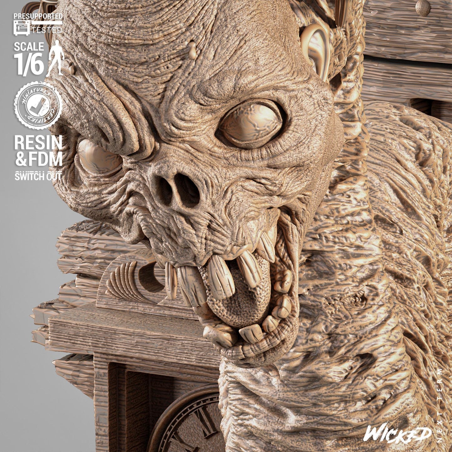 Henrietta Sculpture - UNPAINTED FAN ART - Wicked 3D Models