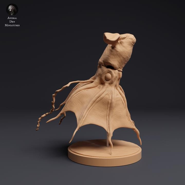 Vampire Squid - UNPAINTED - Animal Den Miniatures