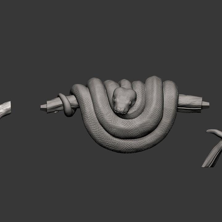 Green Tree Python - UNPAINTED - Alexander3dart