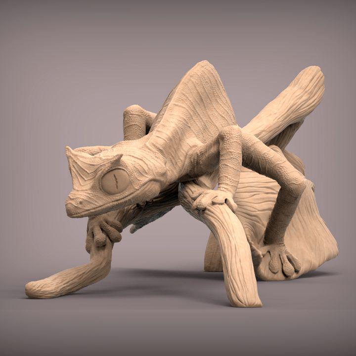 Fantastic leaf-tailed gecko - UNPAINTED - Alexander3dart
