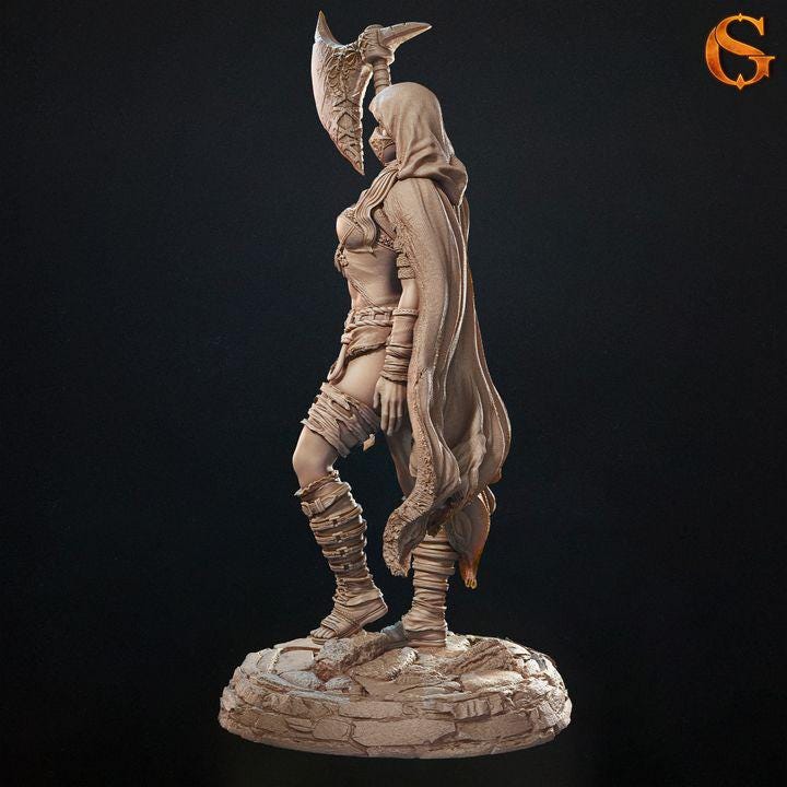 Decapatrix, Female Human Executioner - UNPAINTED - SolGood Creations