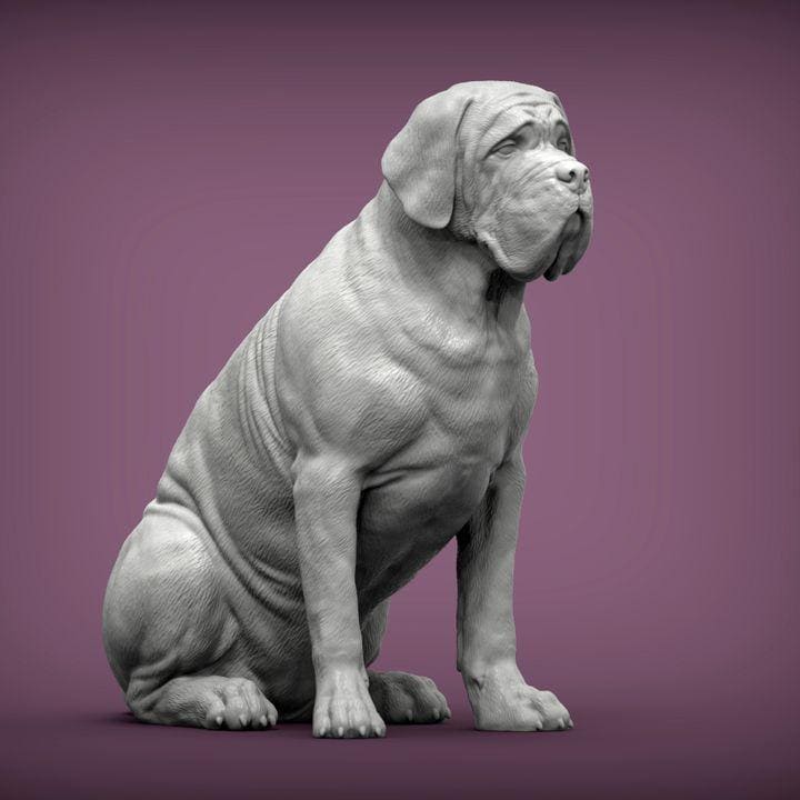 Mastiff - UNPAINTED 3D figure - Alexander3dart
