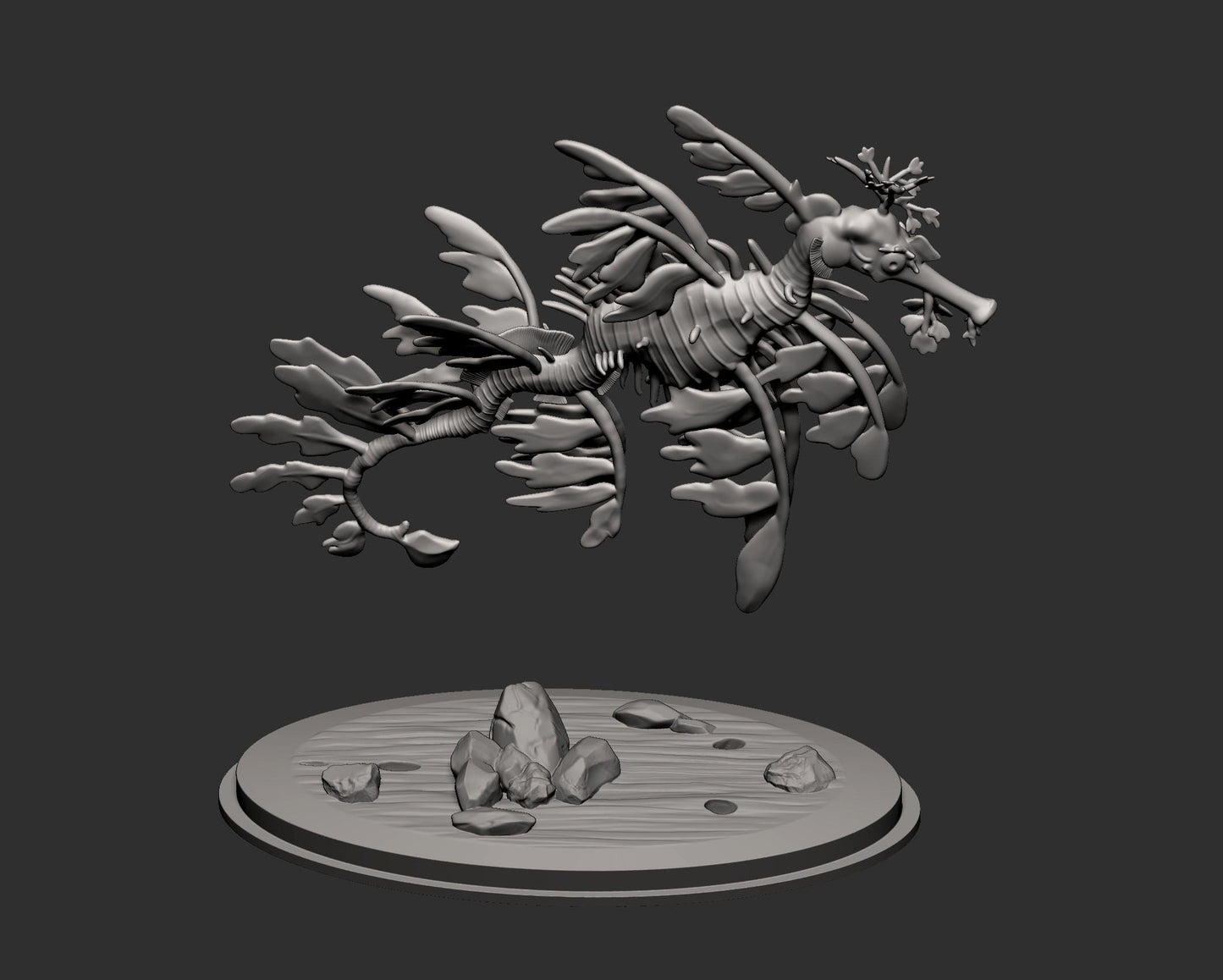 Leafy Sea Horse - UNPAINTED - Alexander3dart