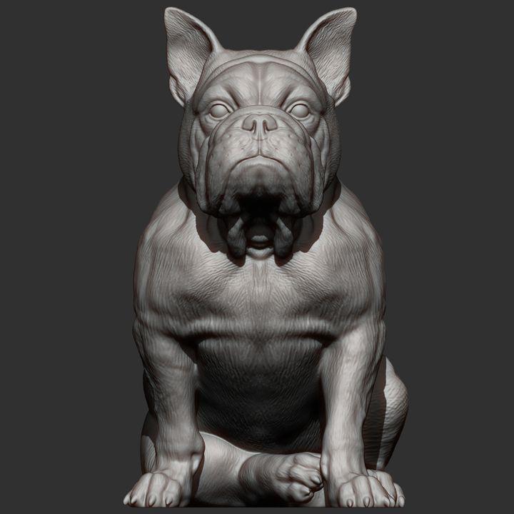 English Bulldog - UNPAINTED - Alexander3dart
