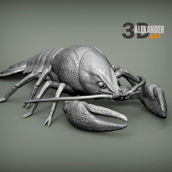 Crayfish - UNPAINTED - Alexander3dart