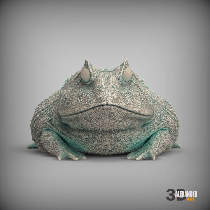 Slingshot frog - UNPAINTED - Alexander3dart