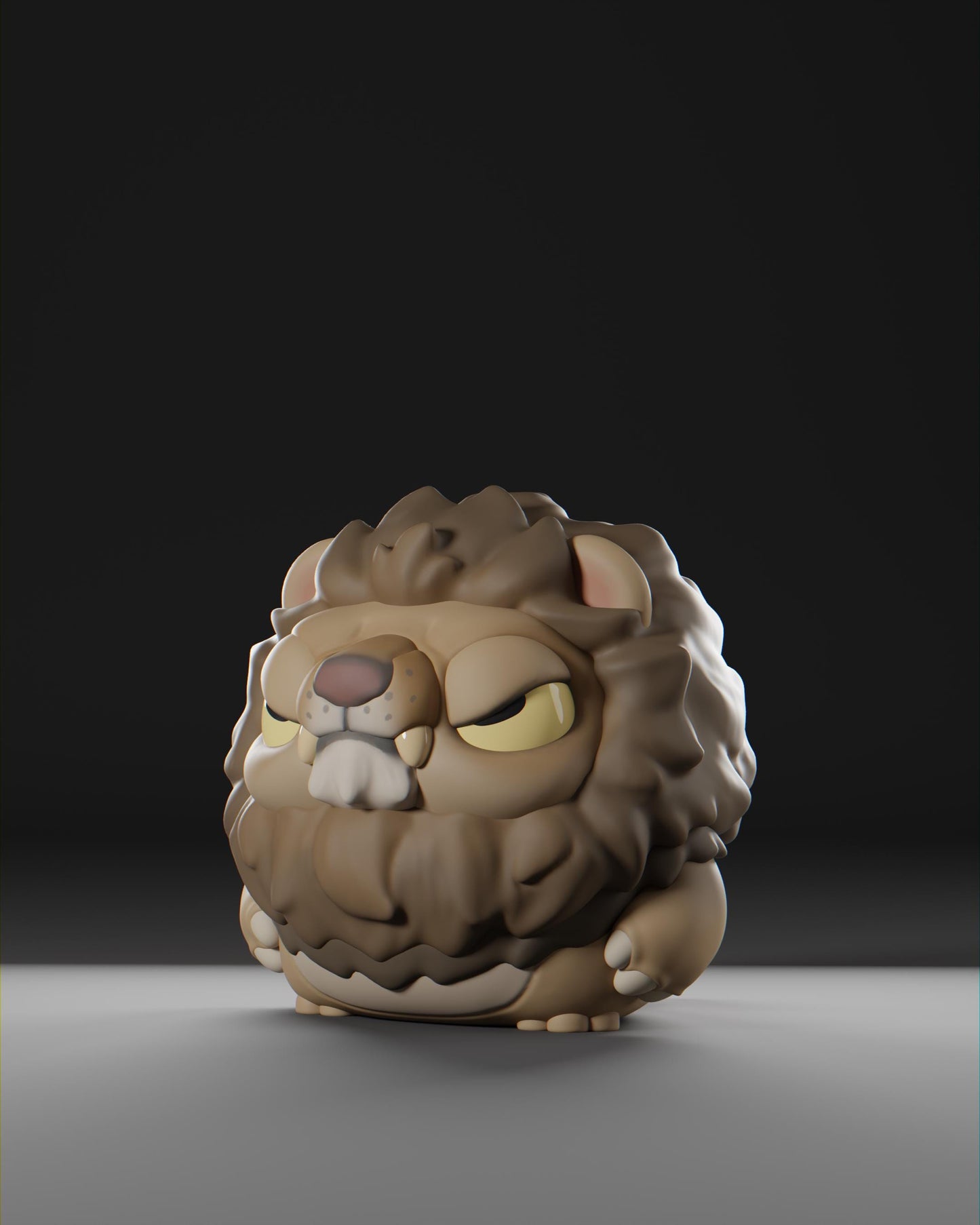 Liion - UNPAINTED - Grumpii Art Toy