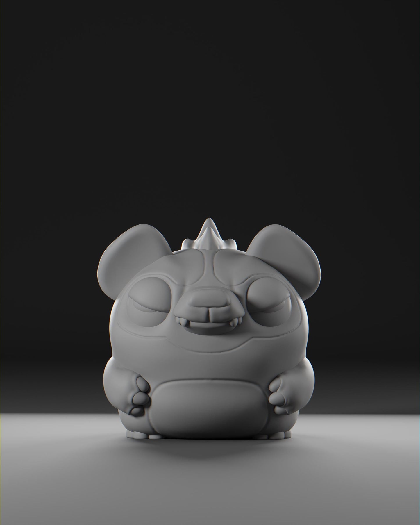 Hyenii - UNPAINTED - Grumpii Art Toy