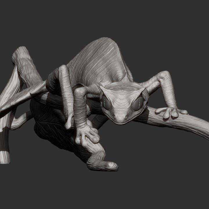 Fantastic leaf-tailed gecko - UNPAINTED - Alexander3dart