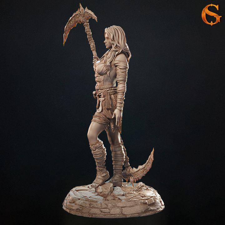 Decapatrix Unmasked, Female Human Executioner - UNPAINTED - SolGood Creations