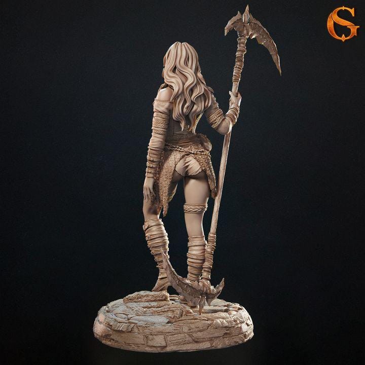 Decapatrix Unmasked, Female Human Executioner - UNPAINTED - SolGood Creations