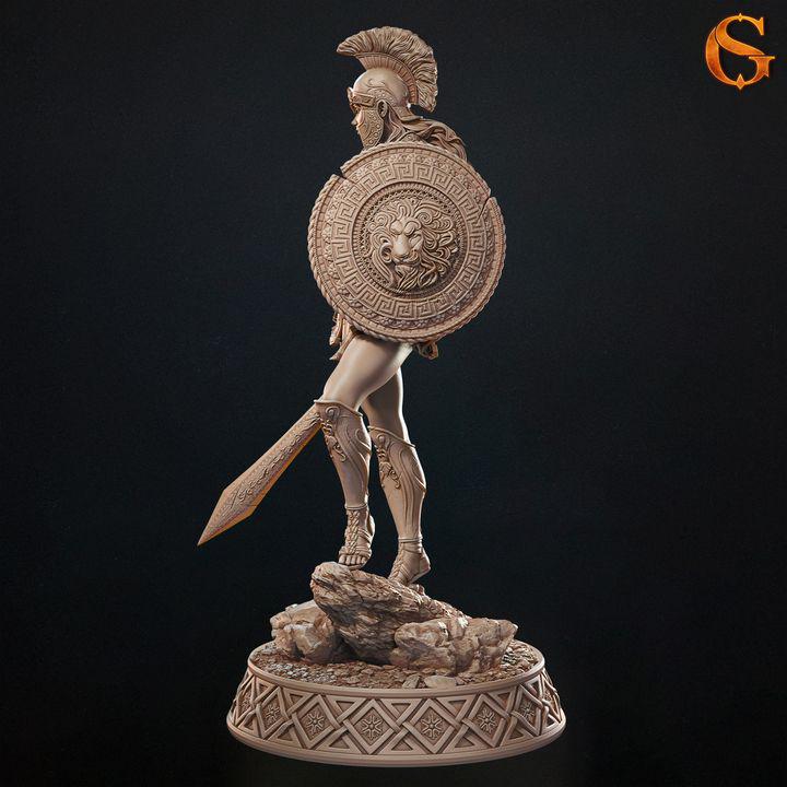 Dianolytta, Female Human Hoplite - UNPAINTED - SolGood Creations