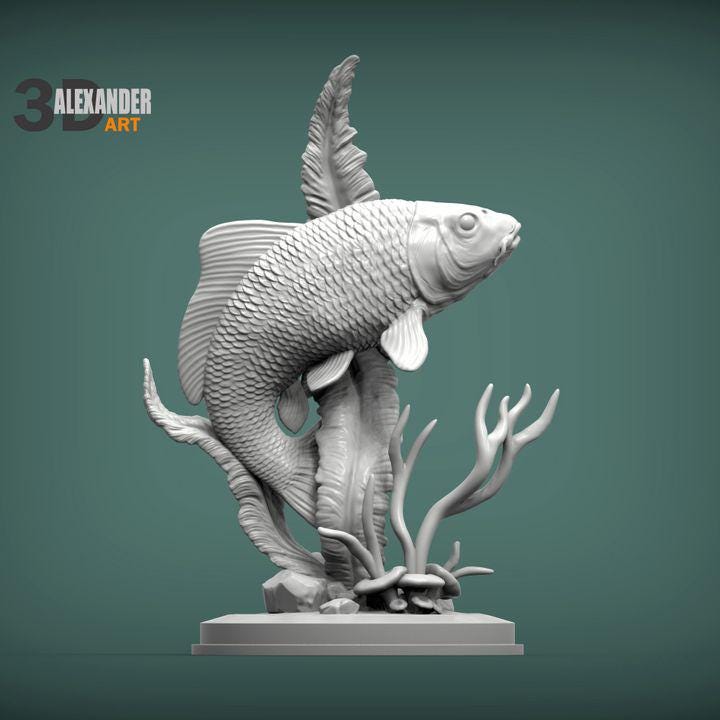 Carp - UNPAINTED - Alexander3dart