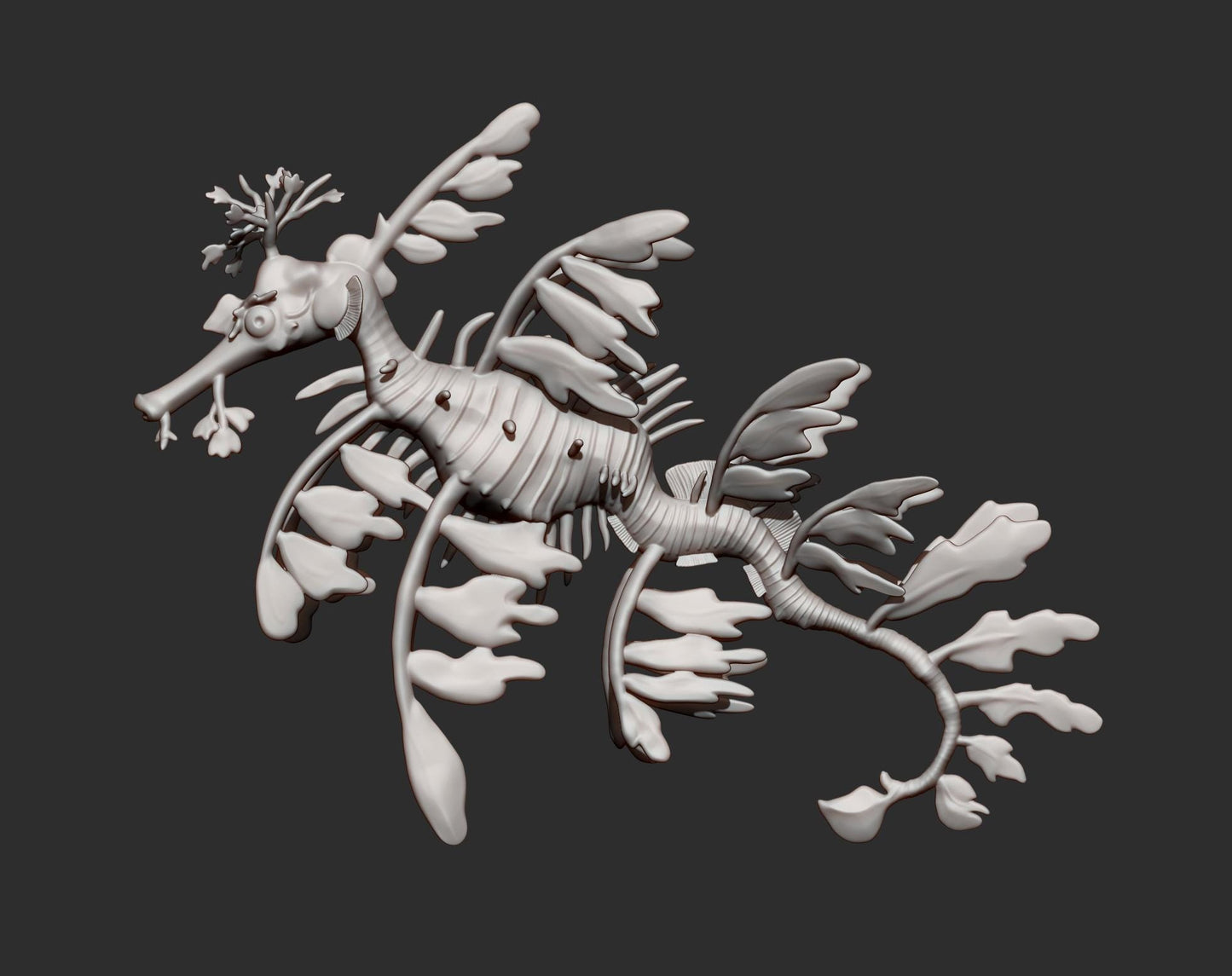 Leafy Sea Horse - UNPAINTED - Alexander3dart