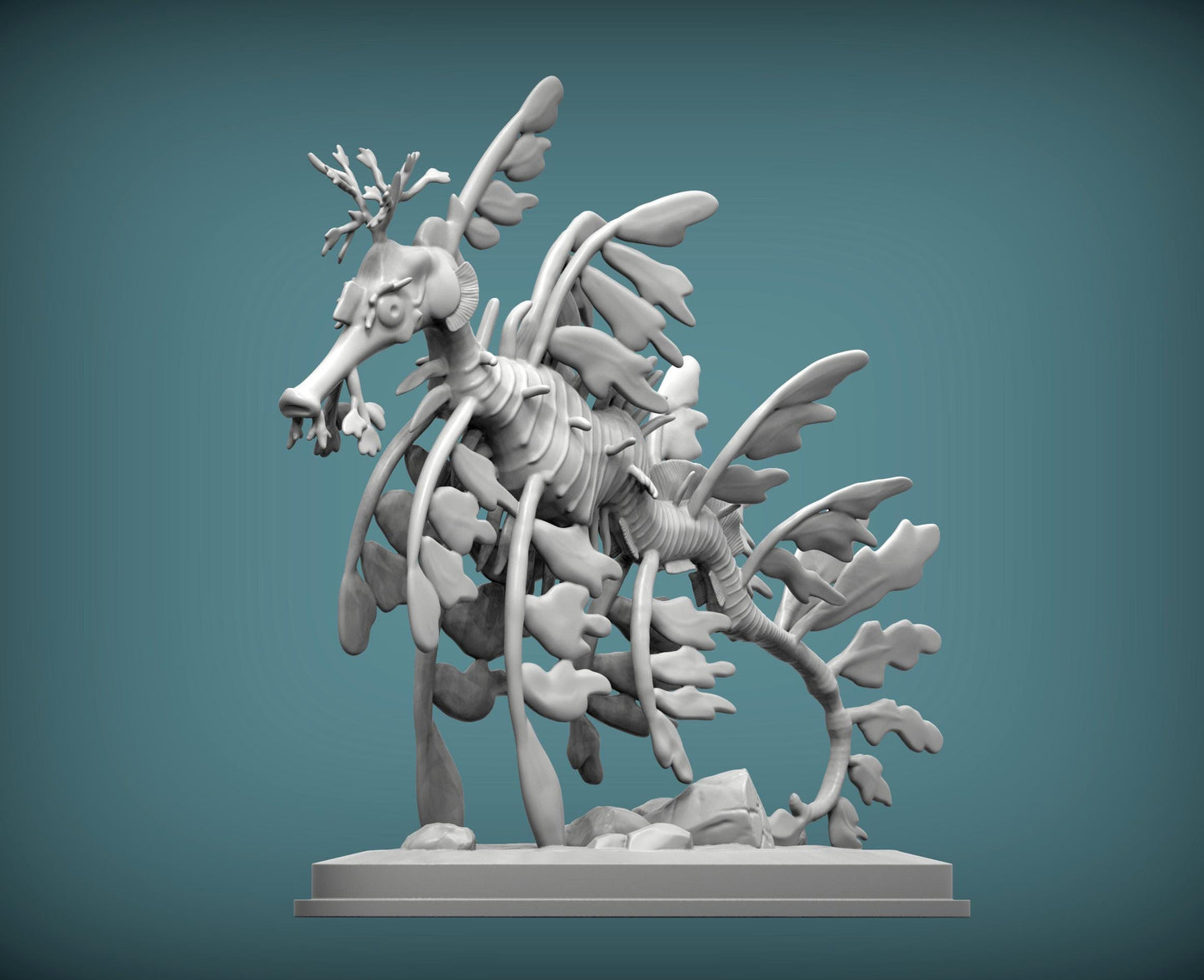 Leafy Sea Horse - UNPAINTED - Alexander3dart