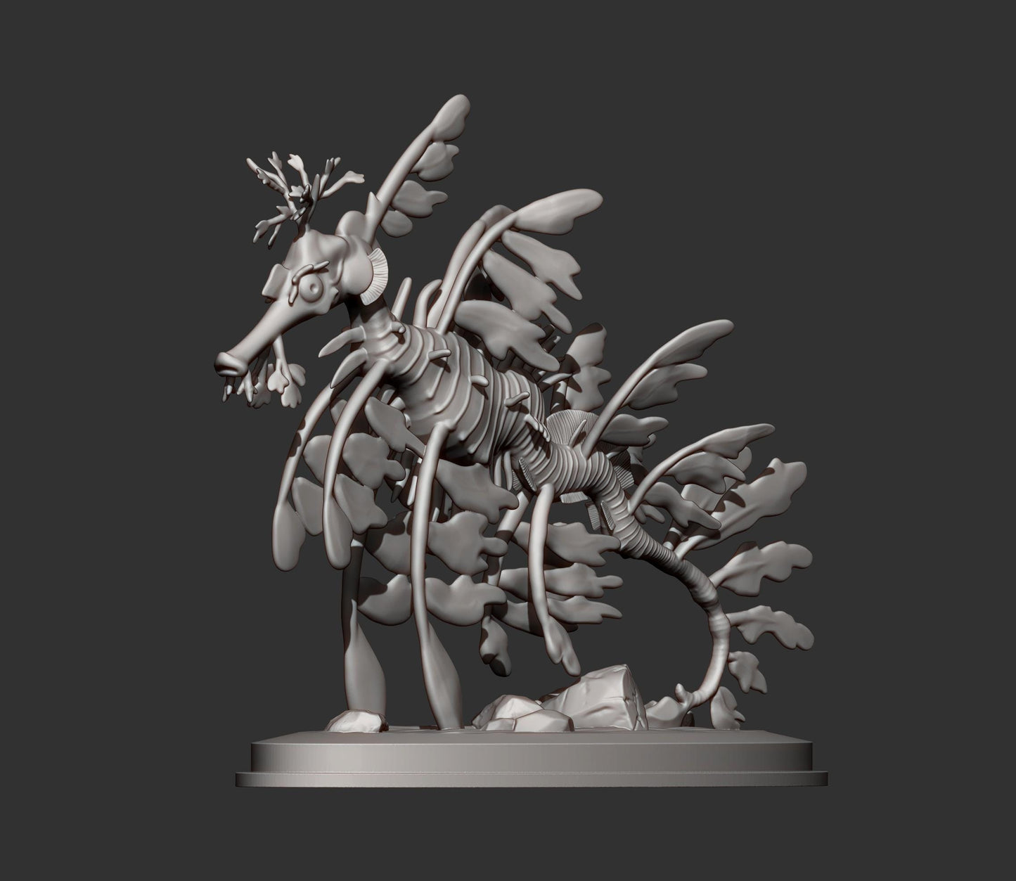 Leafy Sea Horse - UNPAINTED - Alexander3dart
