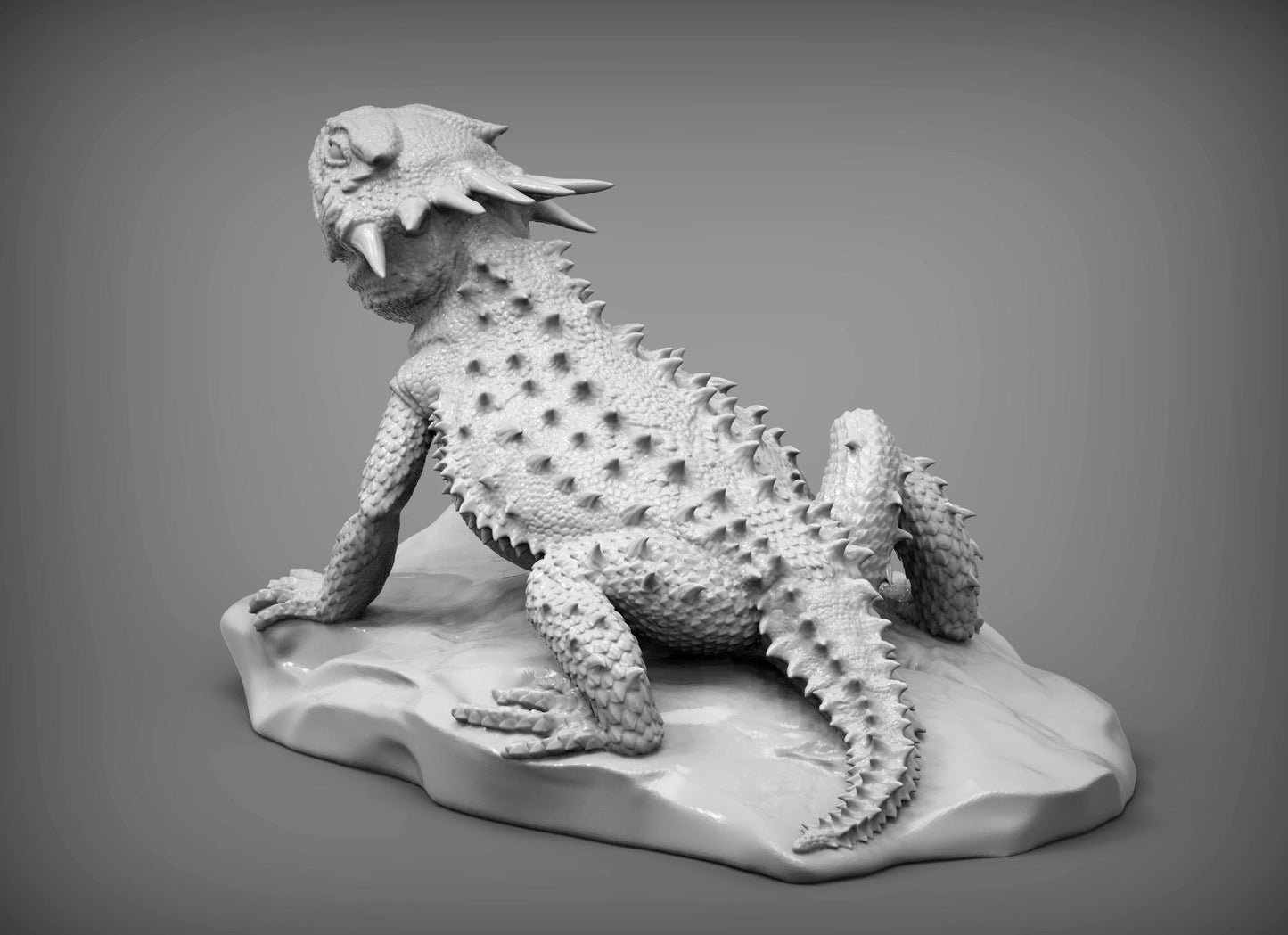 Flat-horned toad lizard - UNPAINTED - Alexander3dart