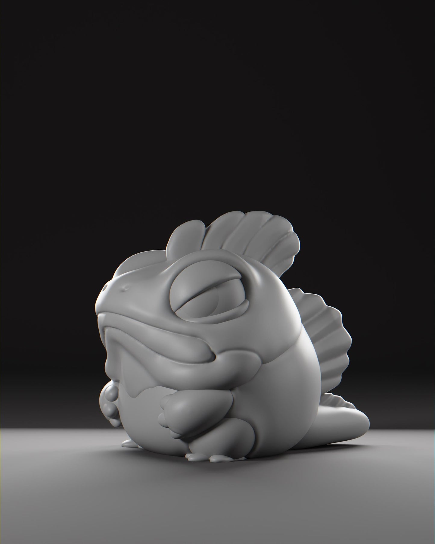 Basilii - UNPAINTED - Grumpii Art Toy