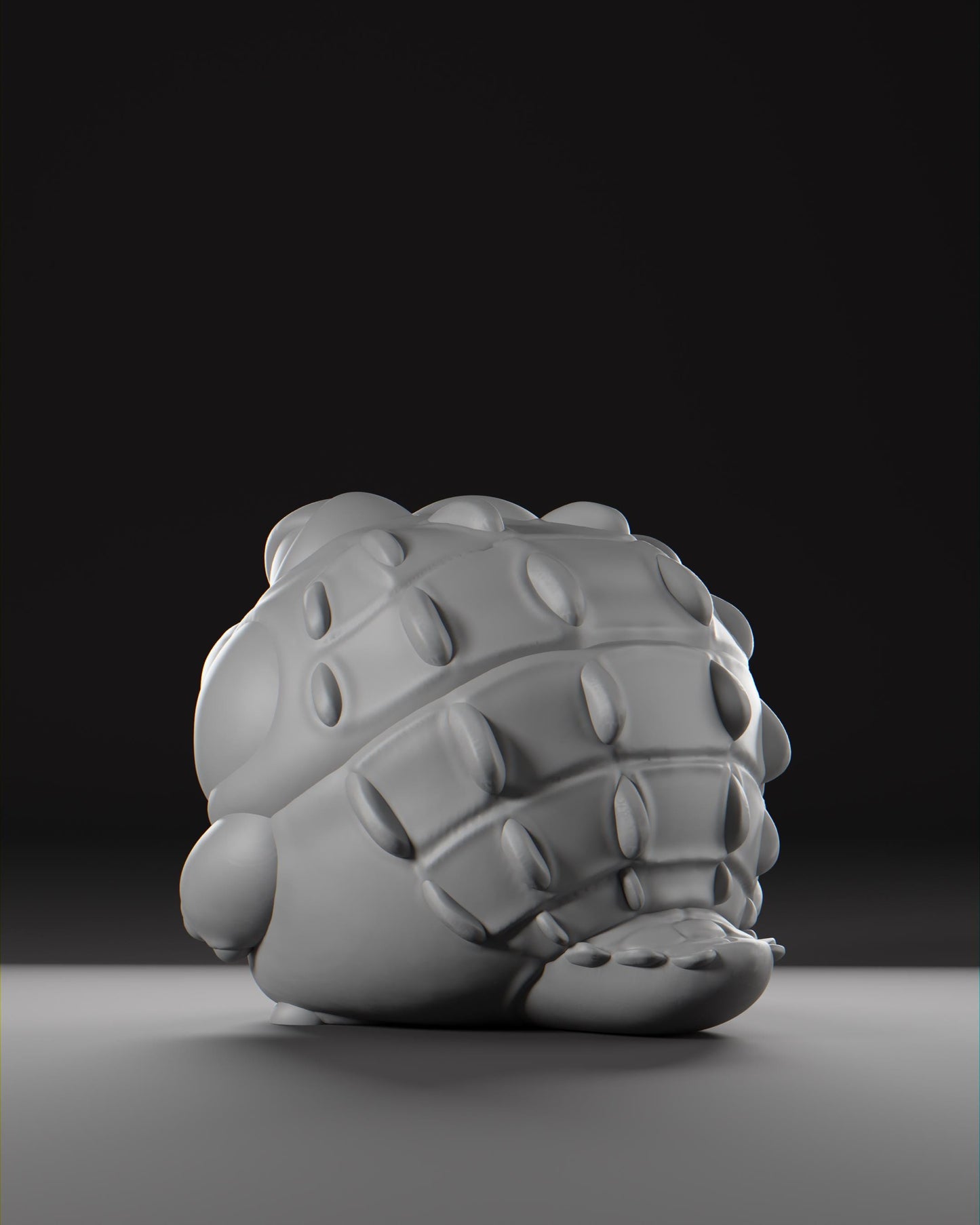 Caiiman - UNPAINTED 3D resin figure - Grumpii Art Toy
