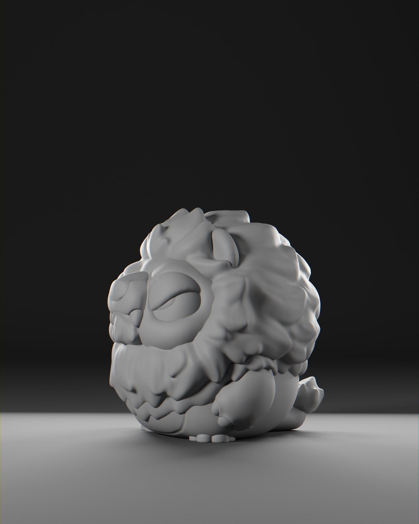 Liion - UNPAINTED - Grumpii Art Toy